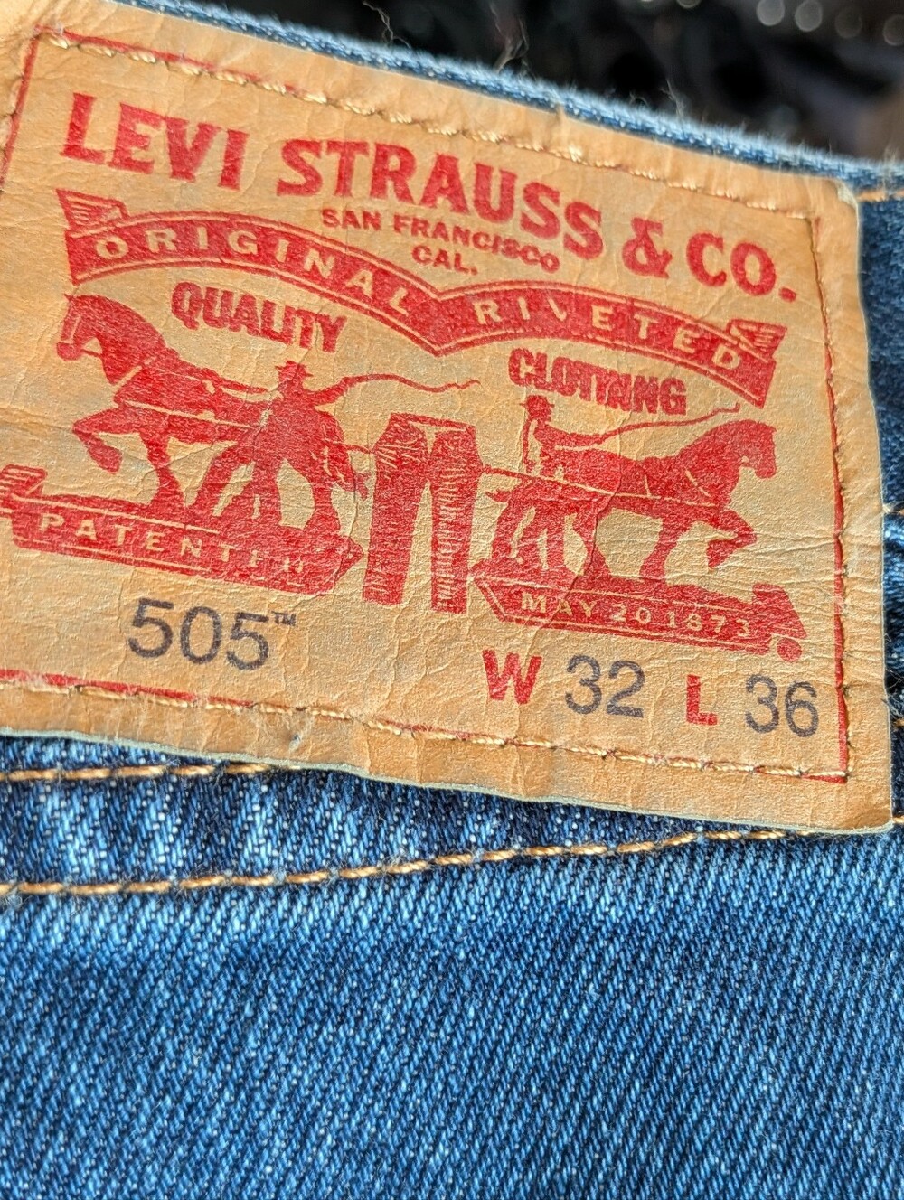 Levi's 505 Relaxed Straight Men’s Jeans - Blue